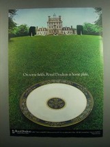 1984 Royal Doulton Carlyle Porcelain Ad - Home Plate - £14.65 GBP