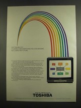 1984 Toshiba Videologic Receiver/Monitor Ad - F.S.T. - $18.49