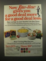 1984 Borden Lite-Line Cheese Ad - Gives You Good Deal - £14.55 GBP