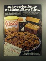 1984 Butter Flavor Crisco Shortening Ad - Make Better - £14.54 GBP