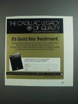 1984 Cadillac Cars Ad - Legacy of Quality - $18.49