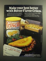 1984 Butter Flavor Crisco Shortening Ad - Your Best - £14.54 GBP