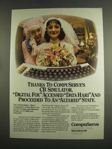 1984 CompuServe CB Simulator Ad - An Altared State - $18.49