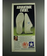 1984 Converse Chris Evert Tennis Shoe Ad - £14.76 GBP