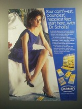 1984 Dr. Scholl&#39;s Products Ad - Your Comfy-Est - £14.74 GBP