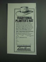 1984 Eddie Bauer Planter's Hat Ad - Traditional - $18.49