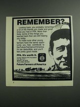 1984 FFA Future Farmers of America Ad - Remember? - £14.62 GBP