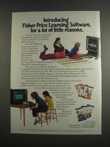 1984 Fisher-Price Learning Software Ad - Little Reasons - £14.45 GBP