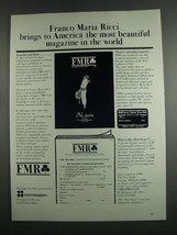 1984 FMR Magazine Ad - The Most Beautiful - £14.78 GBP