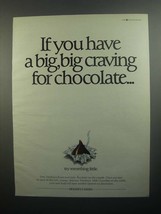 1984 Hershey's Kisses Ad - Big, Big Craving Chocolate - $18.49