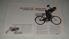 1984 IBM Portable Personal Computer Ad - How To Move - $18.49