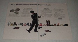 1984 IBM Personal Computer Software Ad - Programs Fit - £14.55 GBP