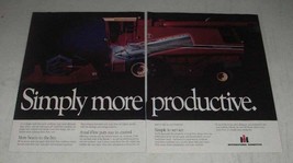 1984 International Harvester Axial-Flow Combine Ad - $18.49