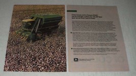 1984 John Deere 9940 Picker Ad - Picks 2-Bale Cotton - $18.49