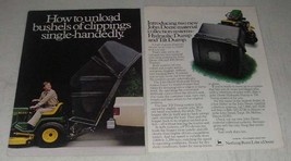 1984 John Deere Hydraulic Dump and Tilt Dump Ad - $18.49