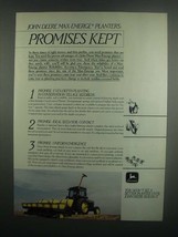 1984 John Deere Max-Emerge Planter Ad - Promises Kept - $18.49