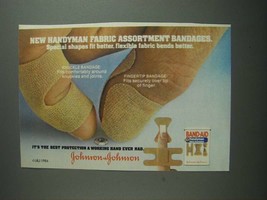 1984 Johnson & Johnson Band-Aid Ad - Handyman Fabric - $18.49
