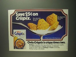 1984 Kellogg's Crispix Cereal Ad - Save - $18.49