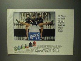 1984 L&#39;eggs Pantyhose Ad - Rockettes - You&#39;ll Get a Kick - £14.52 GBP
