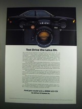 1984 Leica R4 Camera Ad - Test Drive - £14.72 GBP
