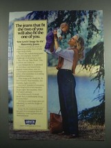 1984 Levi's Snap-to-Fit Maternity Jeans Ad - $18.49