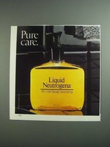 1984 Liquid Neutrogena Ad - Pure Care - £14.73 GBP