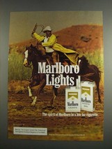 1984 Marlboro Cigarettes Ad - Marlboro Man, Cowboy - NICE - £14.50 GBP