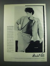 1984 Marshall Field&#39;s Joan &amp; David Dressing Fashion Ad - £14.78 GBP