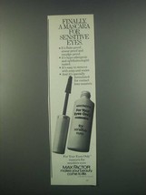 1984 Max Factor For Your Eyes Only Mascara Ad - £14.55 GBP