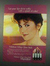 1984 Maybelline Moisture Whip Gloss Ad - Lynda Carter - £14.56 GBP