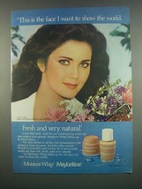 1984 Maybelline Moisture Whip Makeup Ad - Lynda Carter - The Face - £14.56 GBP