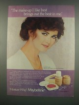 1984 Maybelline Moisture Whip Makeup Ad - Lynda Carter - £14.56 GBP
