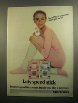 1984 Mennen Lady Speed Stick Anti-Perspirant Ad - £14.61 GBP