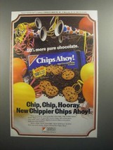 1984 Nabisco Chips Ahoy! Cookies Ad - Chip, Chip Hooray - £14.78 GBP