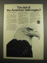 1984 National Wildlife Federation Ad - Bald Eagles - £14.78 GBP