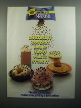 1984 Nestle Little Bits Chocolate Chips Ad - Smother It - $18.49