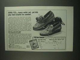 1984 Norm Thompson Gore-Tex Wood Ducks Shoes Ad - £14.46 GBP