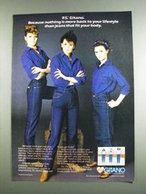 1984 P.S. Gitano Jeans Ad - Nothing is More Basic - $18.49
