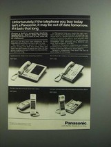 1984 Panasonic Telephone Ad - KX-T 2425 KX-T 2130 - $18.49