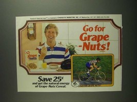 1984 Post Grape-Nuts Cereal Ad - Go For Grape Nuts - £14.48 GBP