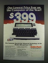 1984 Radio Shack Model 100 Computer Ad - Lowest Price - £14.24 GBP