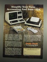 1984 Radio Shack TRS-80 Computer &amp; AgDisk Software Ad - Simplify - £14.50 GBP