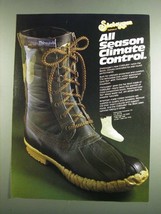 1984 Sheboygan Cordura Nylon Pac Boots Ad - £14.44 GBP