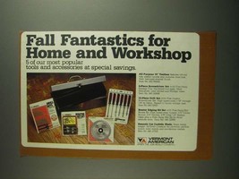 1984 Vermont American Tools Ad - Fall Fantastics - £14.78 GBP