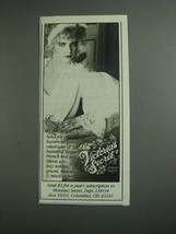 1984 Victoria's Secret Lingerie Ad - Enjoy the Romance - £14.86 GBP