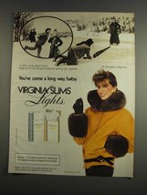 1984 Virginia Slims Cigarettes Ad - Break the Ice - £14.56 GBP