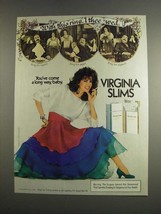 1984 Virginia Slims Cigarettes Ad - With This Ring - £14.56 GBP
