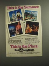 1984 Walt Disney World Ad - This is The Summer - £14.54 GBP
