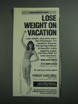 1984 Weight Watchers Adult Camps Ad - On Vacation - £14.54 GBP