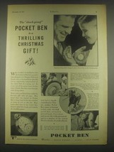 1931 Westclox Pocket Ben Watch Ad - Christmas Gift - £14.77 GBP
